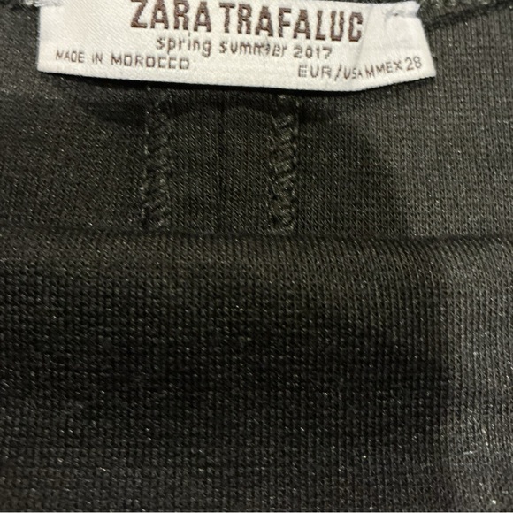 Zara Trafaluc Black Midi Bodycon Dress Sleeveless Stretch Women’s M - Picture 3 of 6